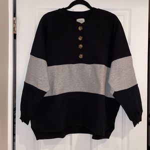 Urban Outfitters Gray & Black Sweater